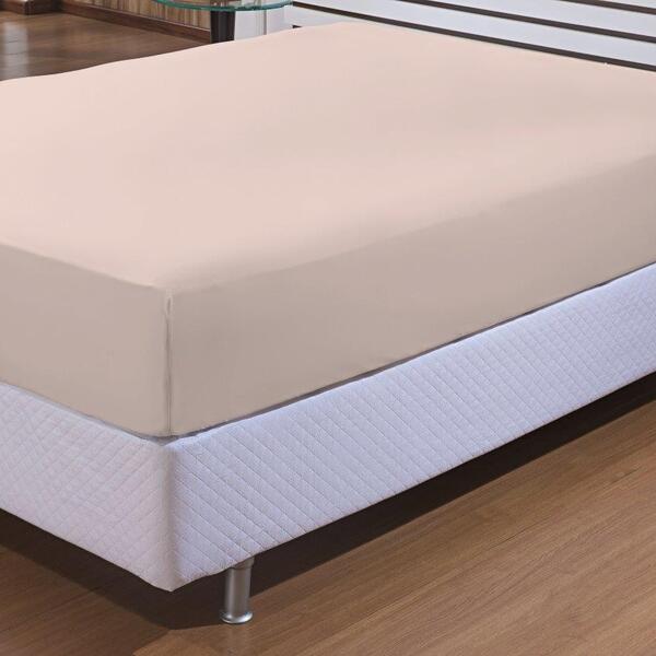 Lençol Avulso 100% Algodão 200 Fios Solteiro Affetto Nude Têx