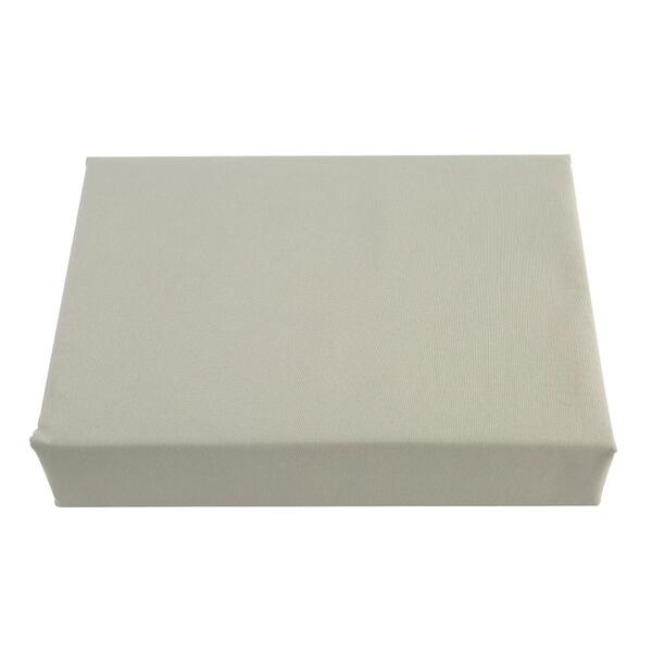 Lençol Avulso Casal Algodão 200 Fios Com Elástico Caqui - A\c