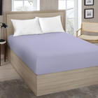 Lençol Avulso Casal Liso Com Elástico 180 Fios - Fiori Violeta