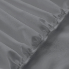 Lençol Avulso Com Elástico Casal Queen Cinza Casen