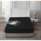 Lençol Avulso Com Elástico Casal Queen Preto Casen