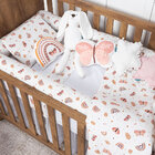 Lençol Avulso Com Elástico Para Mini Berço 200 Fios 100% Algo