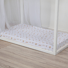 Lençol Avulso Com Elástico Para Mini Cama 200 Fios 100% Algod