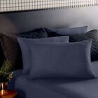 Lençol Avulso Liso King Fusion Vivaldi Azul Un