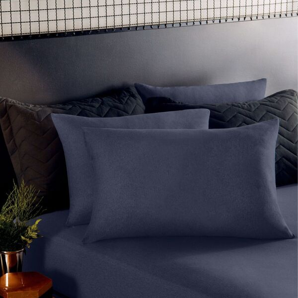 Lençol Avulso Liso King Fusion Vivaldi Azul Un