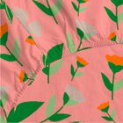 Lençol Avulso Microfibra Com Elástico Queen Floral Camesa