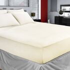 Lençol Avulso - Queen Size - Malha - 100% Algodão - Pérola -