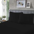 Lençol Avulso - Queen Size - Malha - 100% Algodão - Preto - S