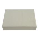 Lençol Avulso Solteiro Algodão 200 Fios Com Elástico Caqui -