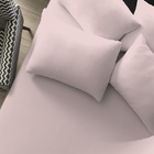 Lençol Cama King Portallar Liso Rosa Antigo