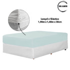 Lençol Casal 400 Fios 3 Peças - Verde Claro