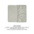 Lençol Casal Com Elástico Avulso 300 Fios 100% Algodão Fendi