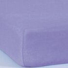 Lençol Casal Serena Malha 100% Algodão 138x188x23cm Lilás