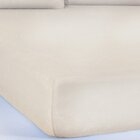 Lençol Casal Serena Malha 100% Algodão 138x188x23cm Pérola