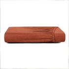 Lençol Com Elástico Casal Altenburg Malha Fio Penteado  Laran