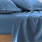 Lençol Com Elástico King Altenburg Toque Acetinado Azul