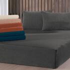 Lençol Com Elástico Queen Altenburg Blend Plush Bege