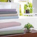 Lençol Com Elástico Queen Altenburg Malha Fio Penteado Rosa