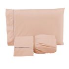 Lençol Com Fronha 400 Fios Ponto Palito 3 Peças Casal