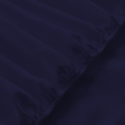 Lençol De Baixo Avulso Casal Queen Com Elástico Azul Marinho