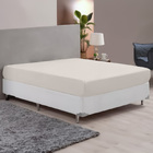 Lençol De Baixo Percal 400 Fios Macio Com Elástico Queen  Pal