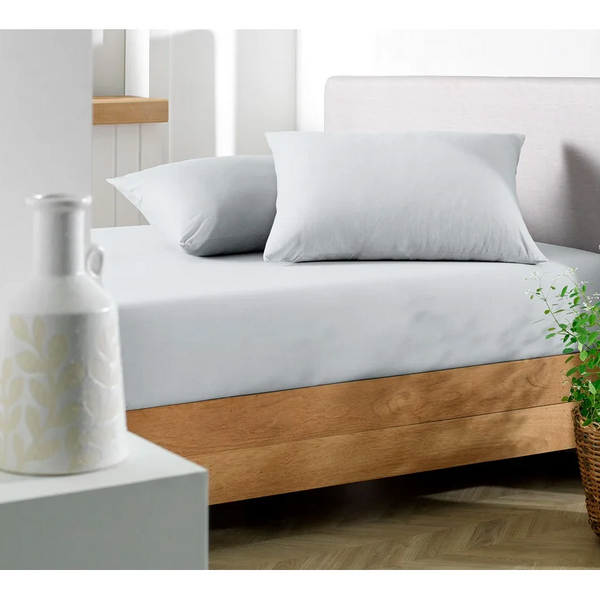 Lençol De Malha 100% Algodão Com Elástico King Extra Soft Cin