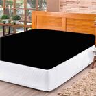 Lençol De Malha Avulso Queen - Preto