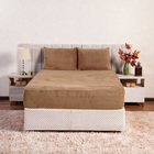 Lençol De Mantinha Bege 3 Peças Muito Quentinho Casa Dona