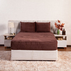 Lençol De Mantinha Marrom 3 Peças Muito Quentinho Casa Dona