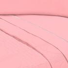 Lençol Elástico Cama Viúva Percal 100% Algodão Rosê