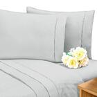 Lençol Elástico Solteiro King Percal 100% Algodão Cinza