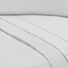 Lençol Elástico Solteiro King Percal 100% Algodão Cinza