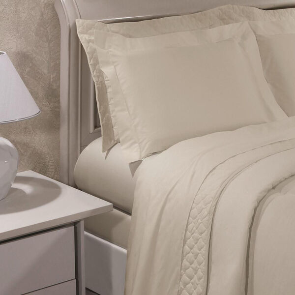 Lençol Elastico Vida Bela Solteiro Plus Perola