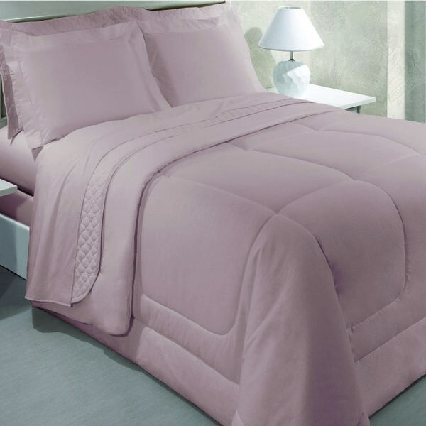 Lencol Elastico Vida Bela Solteiro Plus Rosa Garne Kacyumara