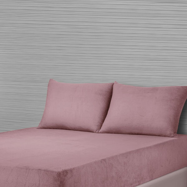 Lençol Em Plush Queen La Dotta Rosa Un