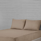 Lençol Em Plush Solteiro La Dotta Bege Un