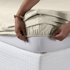 Lençol Hotel 3 Pçs 600 Fios Casen Ponto Palito Casal Palha