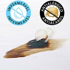 Lençol Impermeável 2 Em 1 Protetor Colchão King 193x203x42cm