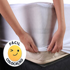 Lençol Impermeável 2 Em 1 Protetor Colchão Queen 158x198x42cm