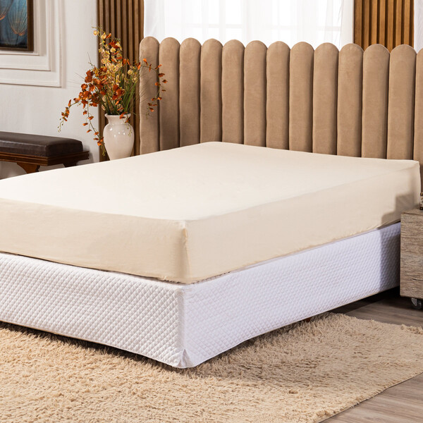 Lençol Liso Avulso Com Elástico Para Colchão Box Casal Padrão