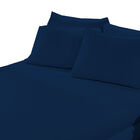 Lençol Malha Liso Com Elástico Solteiro Azul Marinho Linha Co