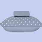 Lençol Malha Maria C/ Cinza Queen 3 Peças Bella Enxovais