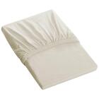 Lençol Malha Tecebem Queen C/elástico Liso Pérola