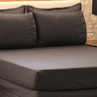 Lençol Microfibra Avulso Queen Preto