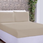 Lençol Microfibra Avulso Solteiro Avelã