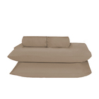Lençol Microfibra Avulso Solteiro Avelã