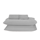 Lençol Microfibra Avulso Solteiro Cinza