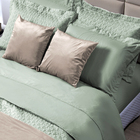 Lençol Para Cama Solteiro 2 Peças Verde Menta 100% Algodão 20