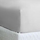 Lençol Percal 180 Fios Casal com Elástico Sonhare Ouro Cinza