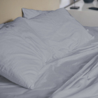 Lençol Percal 3 Pçs 400 Fios Casen Ponto Palito King Cinza